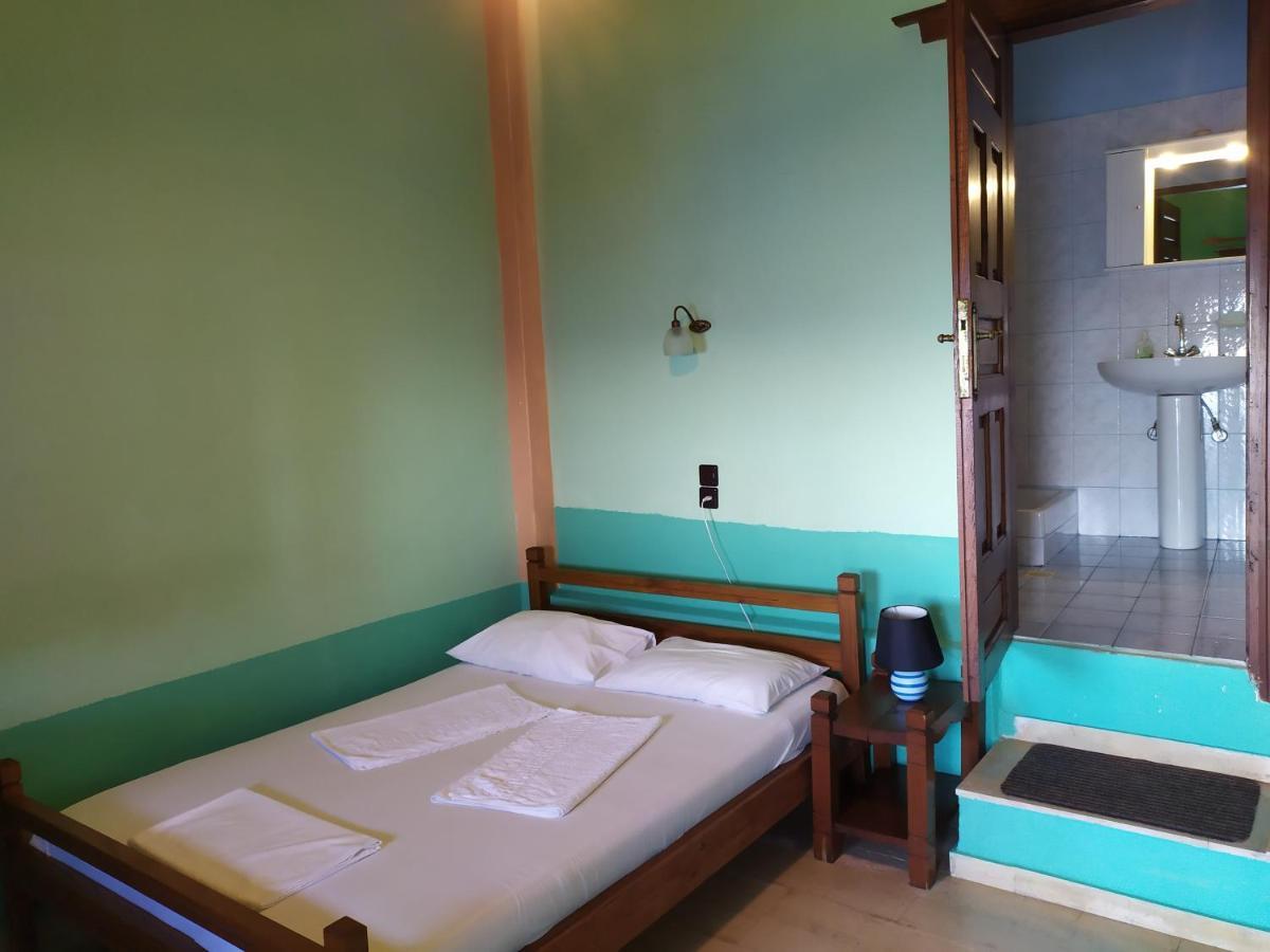 Double Studio Room In Mylopotamos With Beautifull View 桑加拉达 外观 照片